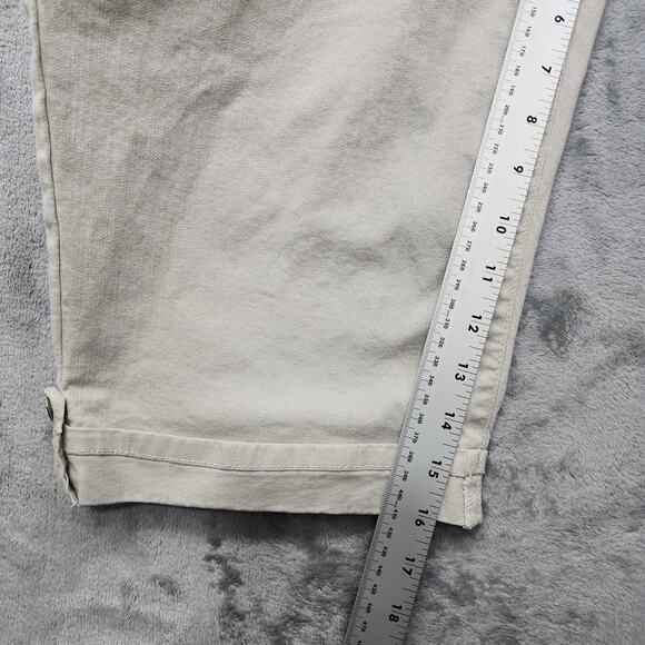 Gloria Vanderbilt Jeans Womens 14 Beige Marnie Skimmer Stretch Denim Casual - Picture 12 of 14